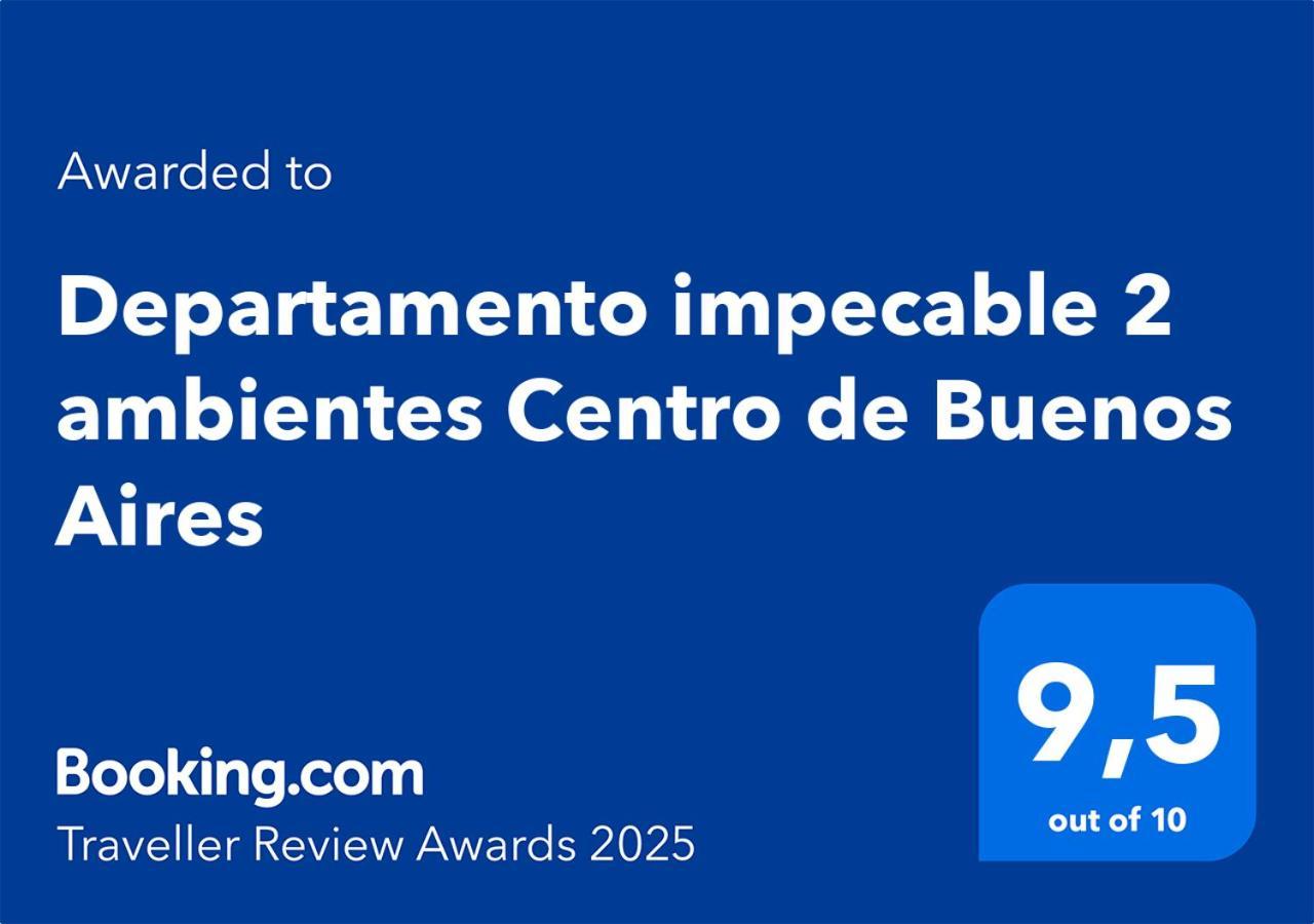 Апартаменты Departamento Impecable 2 Ambientes Centro De Буэнос-Айрес Экстерьер фото